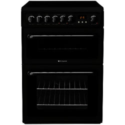Hotpoint HAE60KS Electric Cooker, Black